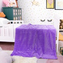 Girl  Blanket Baby Blanket Stroller blanket Toddler blanket Nursing Blanket Nursery Blanket Purple Nursery