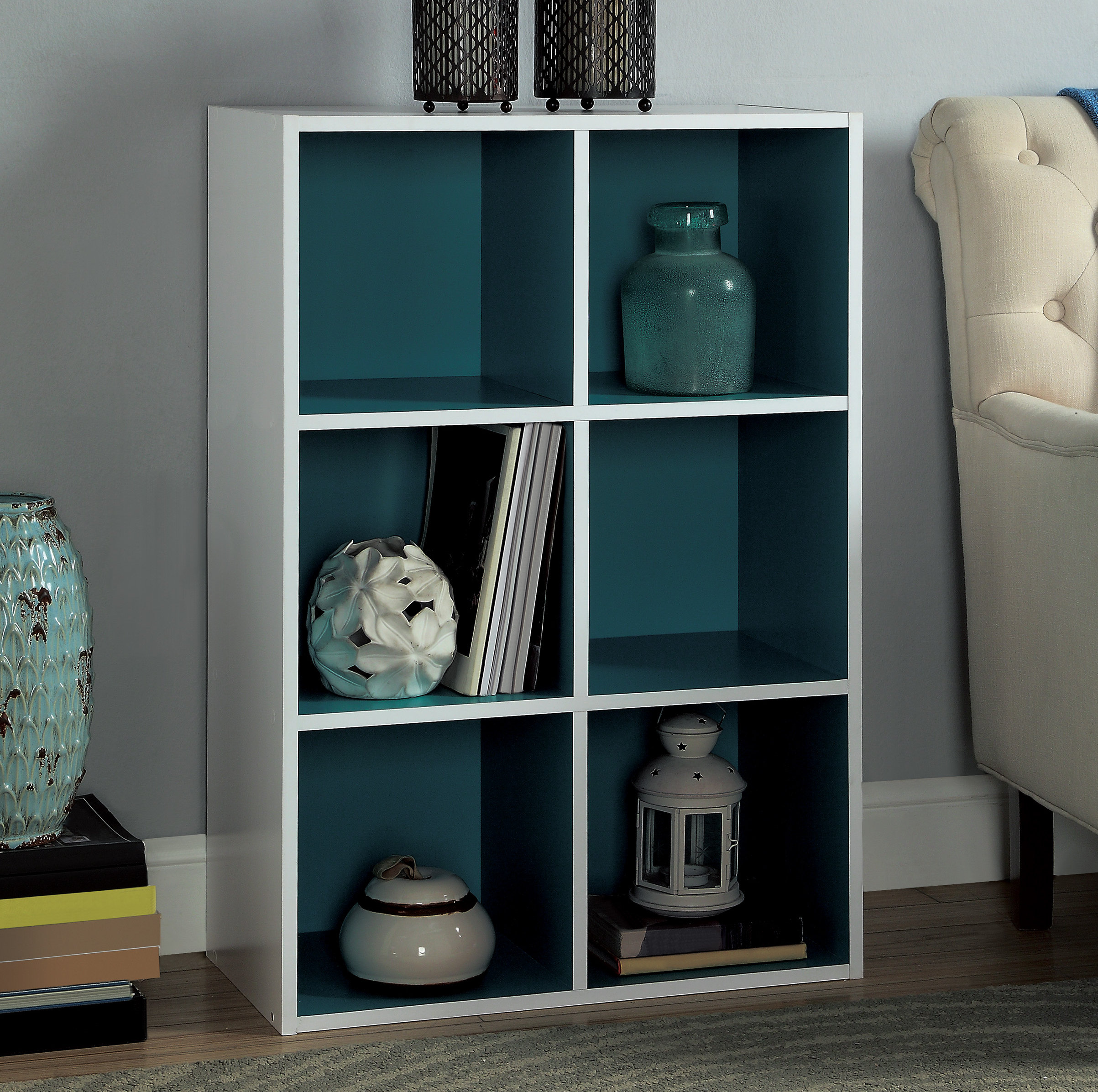 Rebrilliant Two Tone Organizer Cube Unit Bookcase Reviews