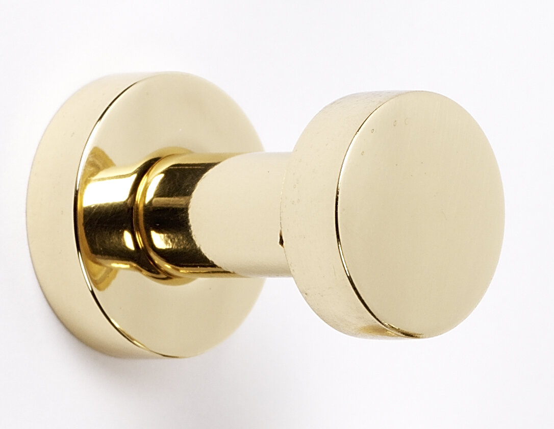 AMEROCK Solid Polished Brass Bathroom Robe Towel Wall Hook Hardware Accessories 
