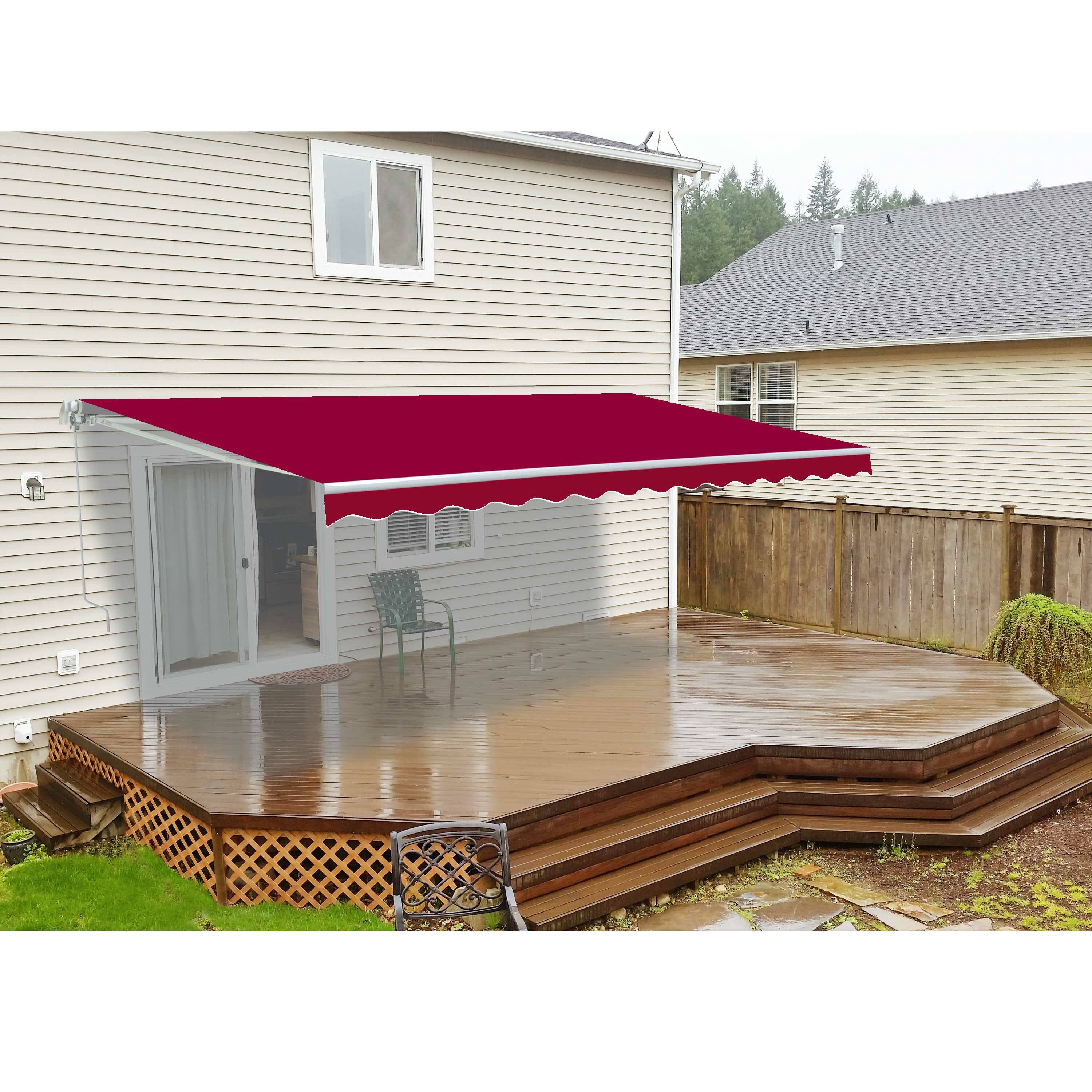 Aleko 12 Ft W X 10 Ft D Retractable Patio Awning Reviews