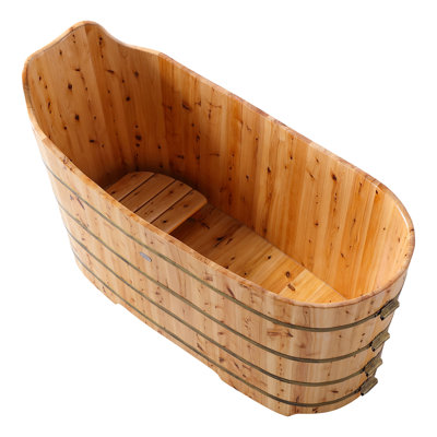 59 x 26 Freestanding Soaking Bathtub Alfi Brand