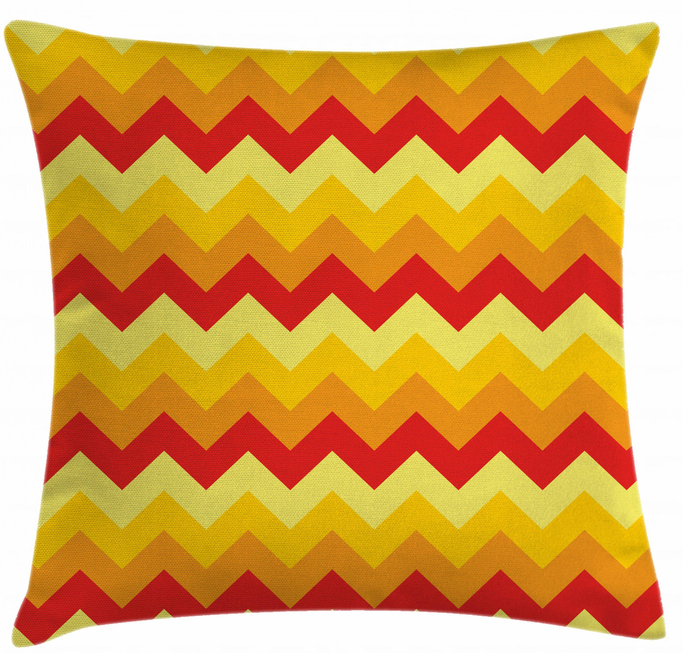 East Urban Home Ambesonne Yellow Chevron Throw Pillow Cushion