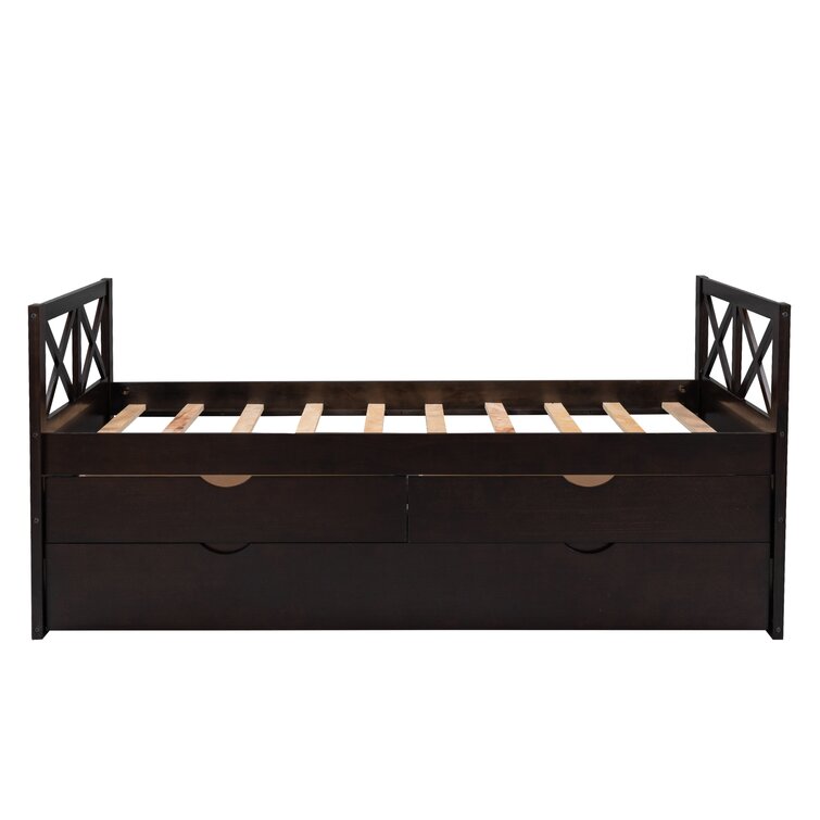 Gracie Oaks Dmario Twin Daybed with Trundle | Wayfair.ca