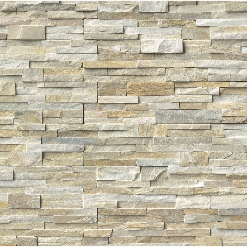 Msi 6 X 24 Natural Stone Splitface Tile In Golden Honey