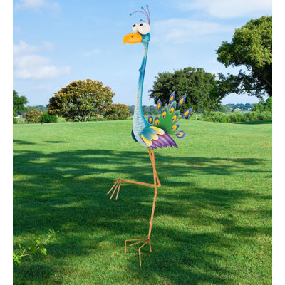 Goofy Bird Stake - Peacock