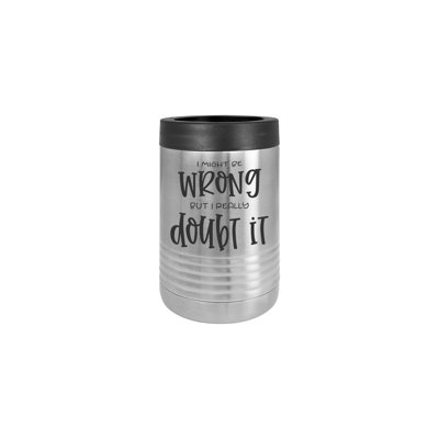 Stainless Steel Can Cooler Trinx Color Silver
