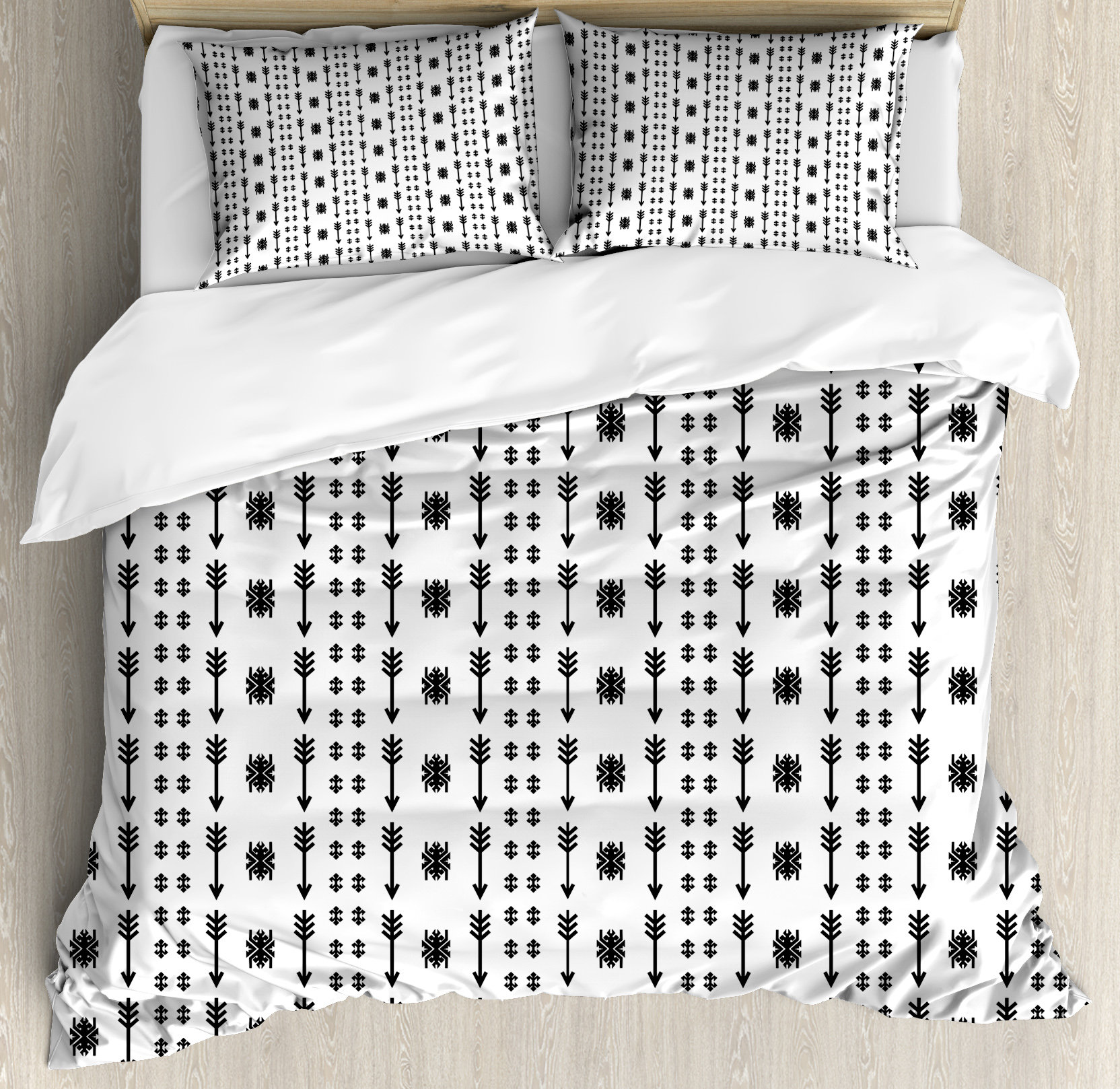 East Urban Home Native American Ethnic Tribal Arrows Pattern With