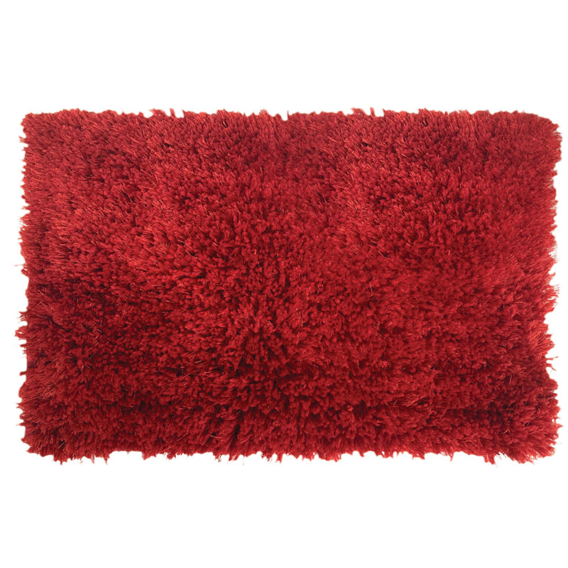 Ebern Designs Geers Shaggy Plush Rectangle Non Slip Bath Rug Reviews Wayfair