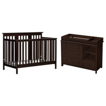 changing table and cot set