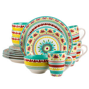 Erving 16 Piece Dinnerware Set, Service for 4