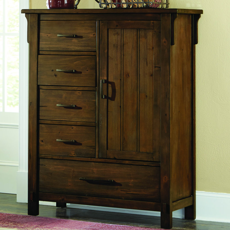 Loon Peak Baird 5 Drawer Gentleman S Chest Reviews Wayfair Baird 5 Drawer Gentleman S Chest
