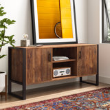 Modern Tv Stands Entertainment Centers Allmodern Using these supplies will allow me to have a rustic and industrial tv stand. modern tv stands entertainment