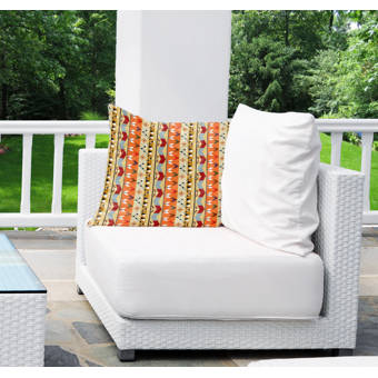 Ivy Bronx Rosio Cotton Geometric Euro Pillow Wayfair