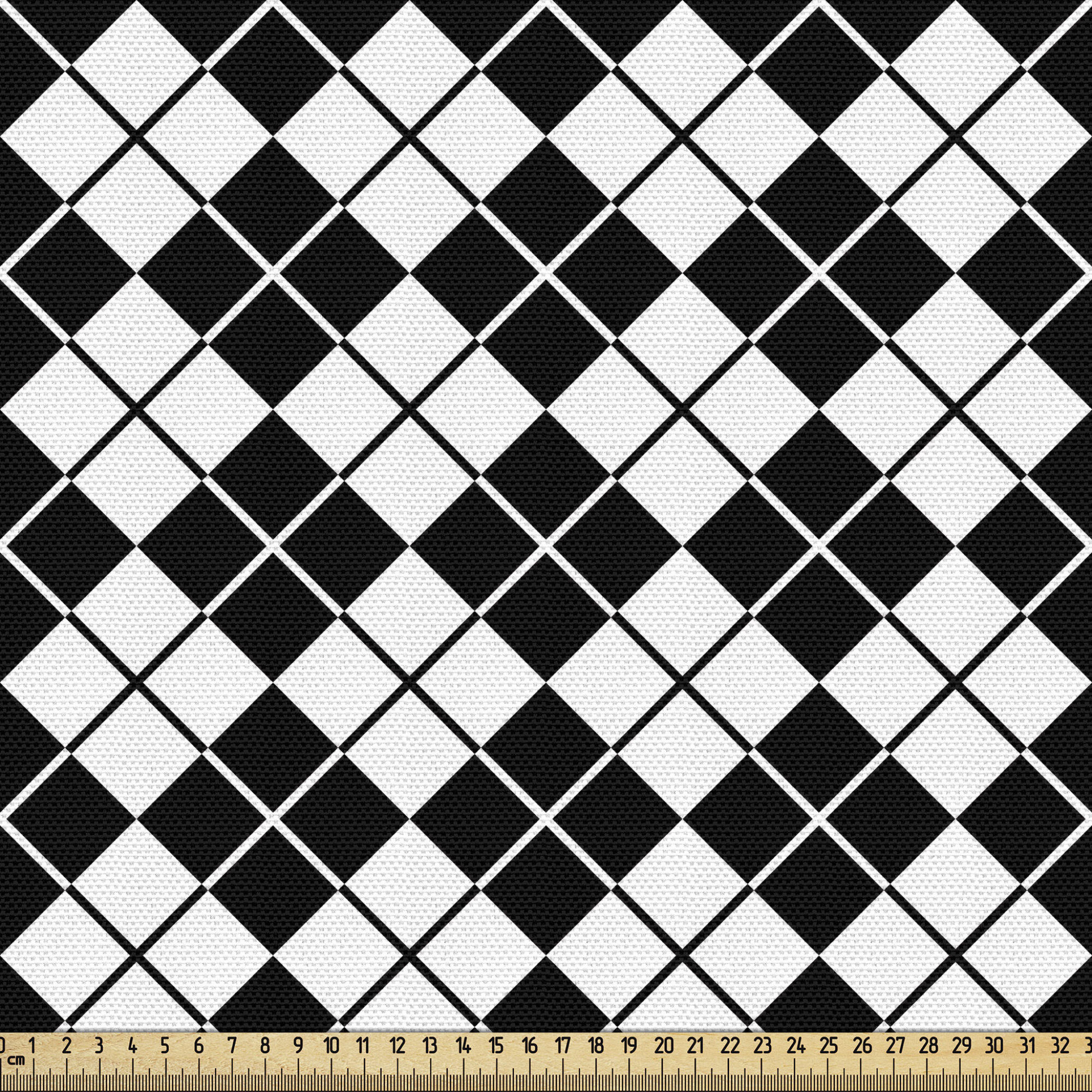 Black & White Modern Striped Retro Vintage Print Fabric,Digital Printed Upholstery Fabric