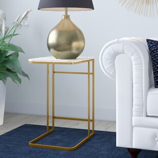 Genuine Marble Gold C Tables You Ll Love In 2020 Wayfair