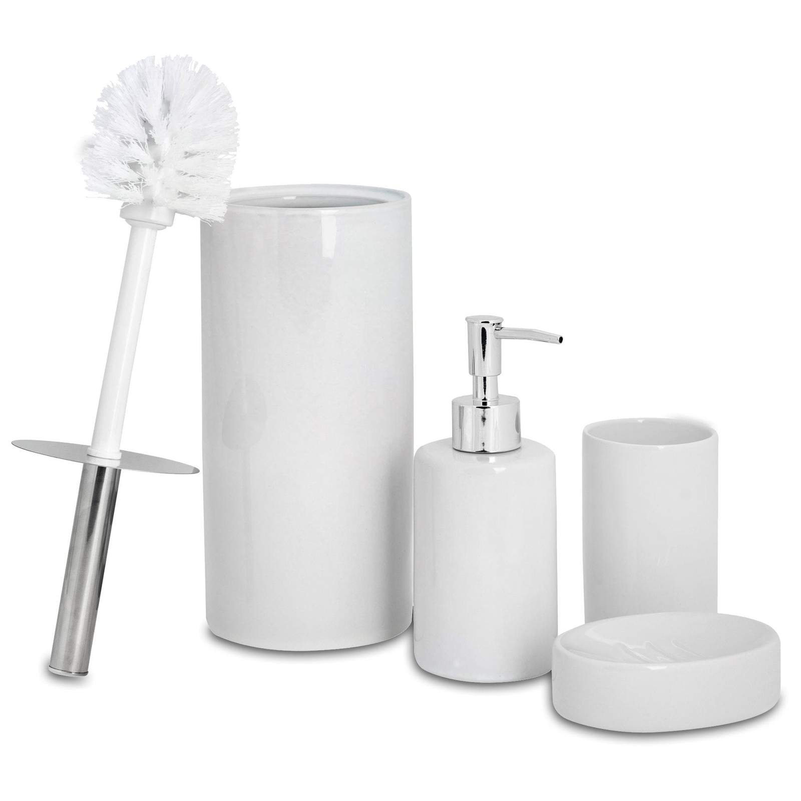 Harbour Housewares 4 Piece Bathroom Accessories Set Reviews Wayfair Couk