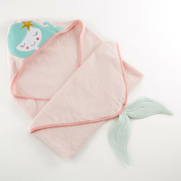 mermaid hooded bath towel