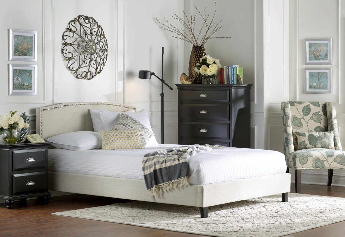 Three Posts Queen Upholstered Platform Bed Reviews Wayfair - Defaultname three posts queen upholstered platform bed reviews wayfair - defaultname