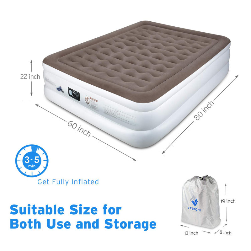 etekcity air mattress queen