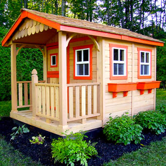 Rowlinson Swiss Cottage 7 71 X 6 75 Playhouse Reviews Wayfair