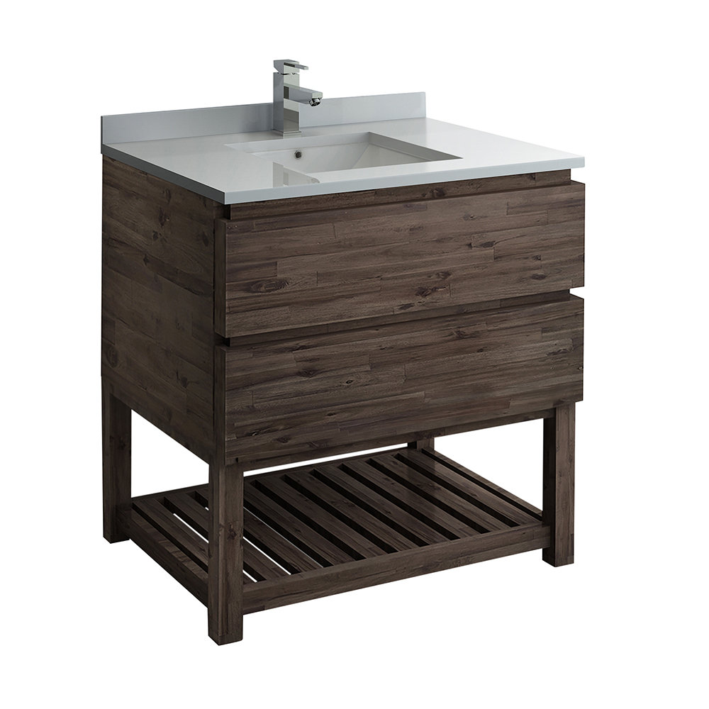 Fresca Formosa Floor Standing Open Bottom 36 Single Bathroom Vanity Set Wayfair