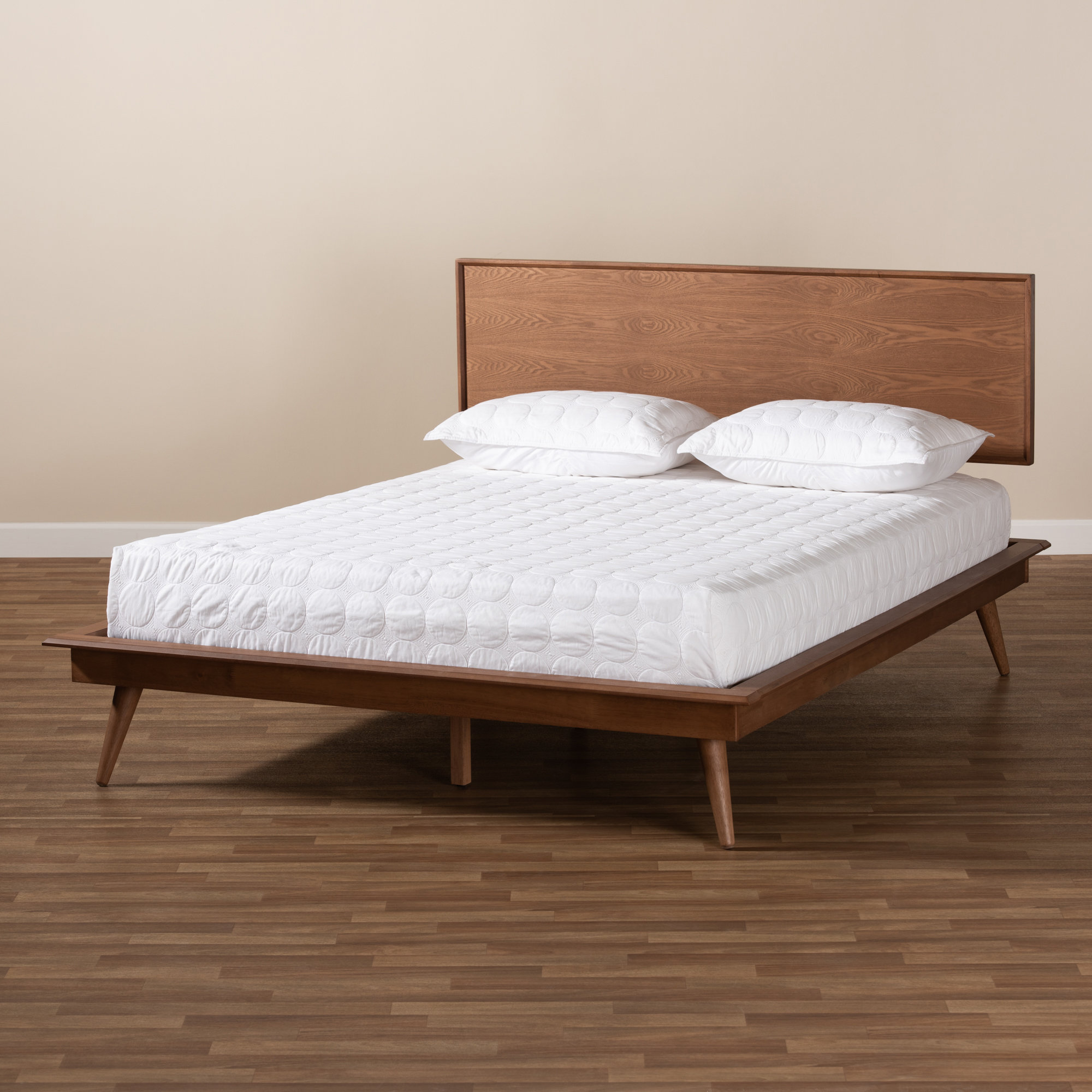 Collett Mid Century Modern Platform Bed