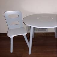 Kids 3 Piece Round Table And Chair Set