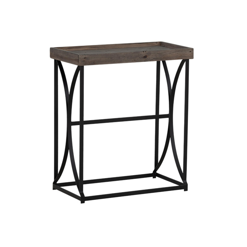 Union Rustic Faircloth 23 5 Solid Wood Console Table Wayfair Ca