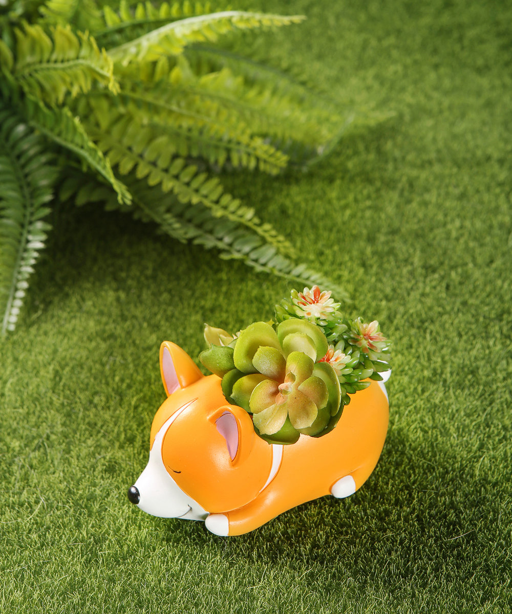 wayfair standing planter on Winston Porter Celery Resin Statue Planter Wayfair