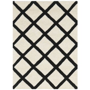 Wilkin Ivory & Black Area Rug