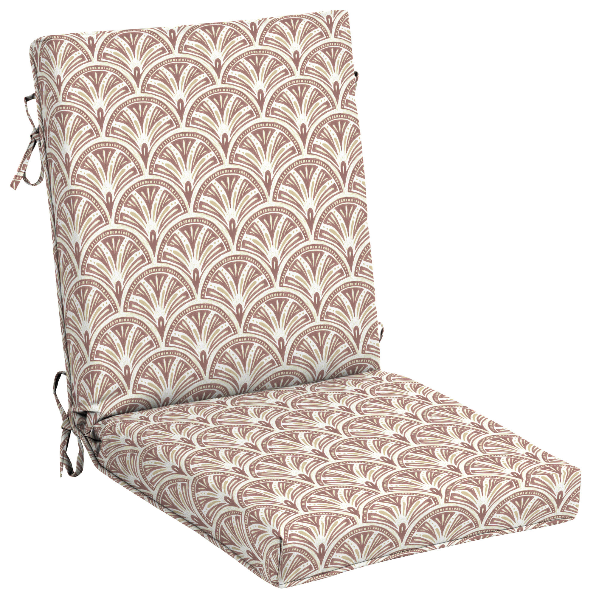 outdoor high back chair cushions set of 4