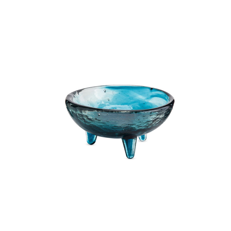 Highland Dunes Teton Molcajete Recycled Glass Decorative Bowl