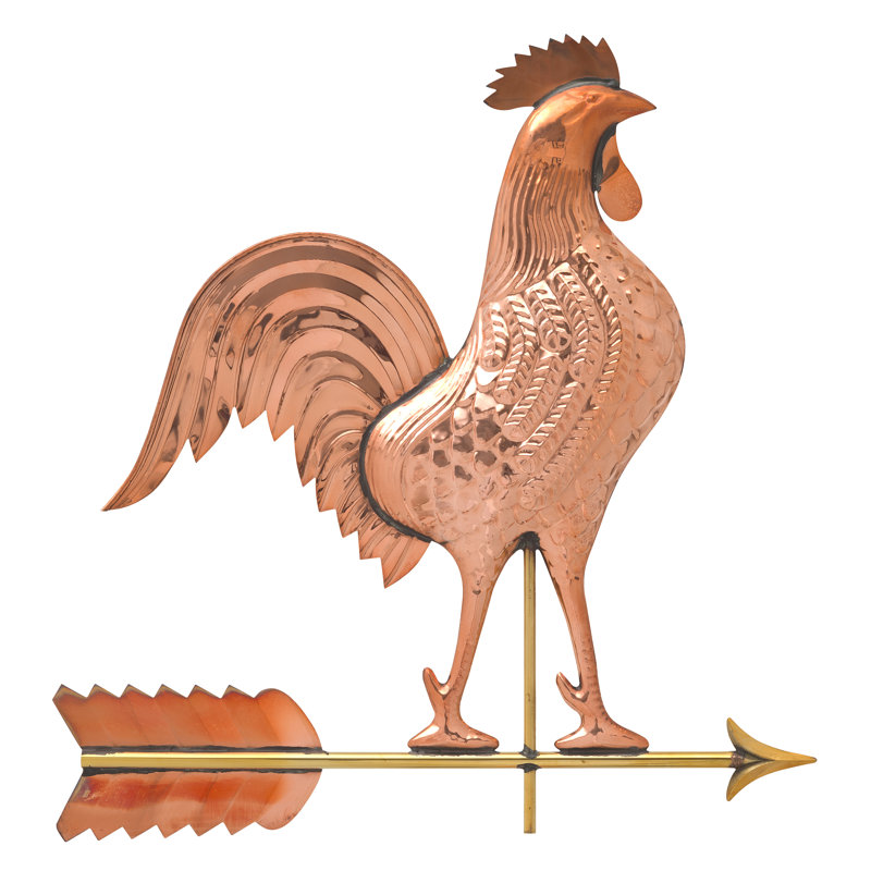 Whitehall Products Copper Rooster Weathervane Wayfair