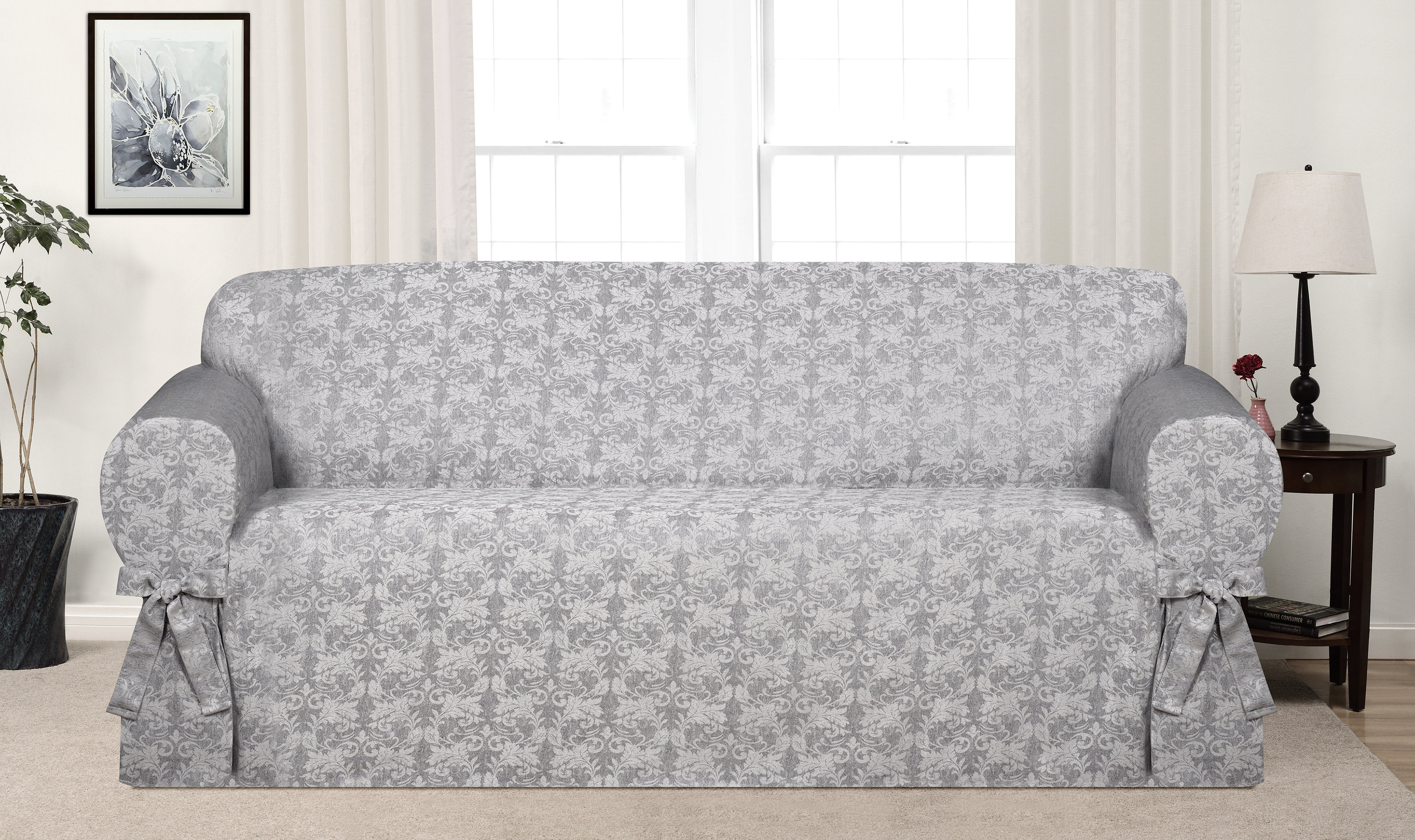 Astoria Grand Box Cushion Sofa Slipcover Reviews Wayfair Astoria Grand Box Cushion Sofa