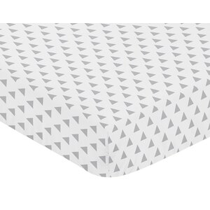 Mod Arrow Fitted Crib Sheet