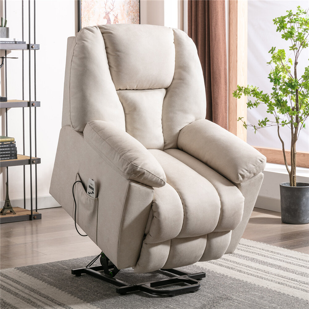 Details about   Manual Recliner Overstuffed Breathable Polyester Upholstery Adjustable 