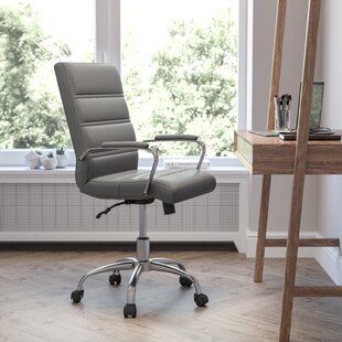 Including White Cushion + Dark Grey Seat Mercury Office Chair The Quiet Professional Design in Living Room and Study Relax Chair Swivel Stool with Padded Backrest 