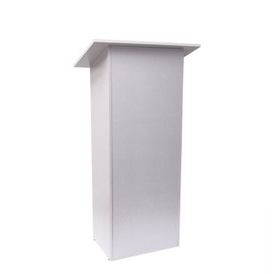 Mobile Transparent Curved Lectern Speaking Stage Podium Conference Room Presentation Stand Table for Church Churches Auditoriums School Acrylic Arc Podium 