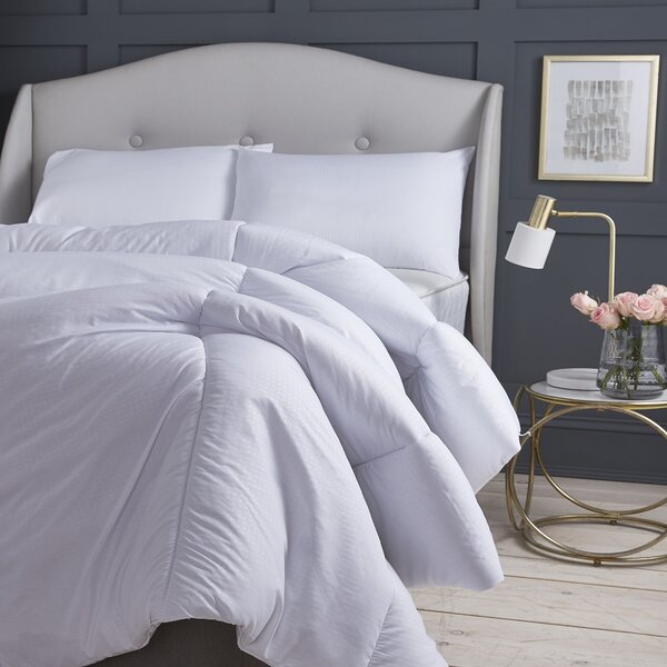 silentnight luxury hotel sateen stripe 13.5 tog duvet