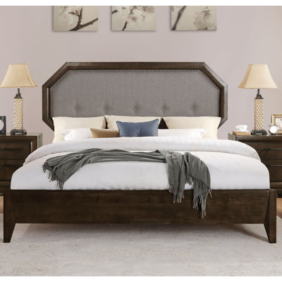 Canora Grey Baver Upholstered Standard Bed | Wayfair