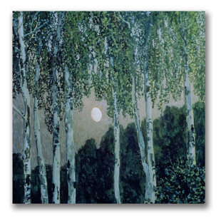 Wall Painting Trees Wayfair Birch Trees By Aleksandr Golovin Painting Print On Canvas