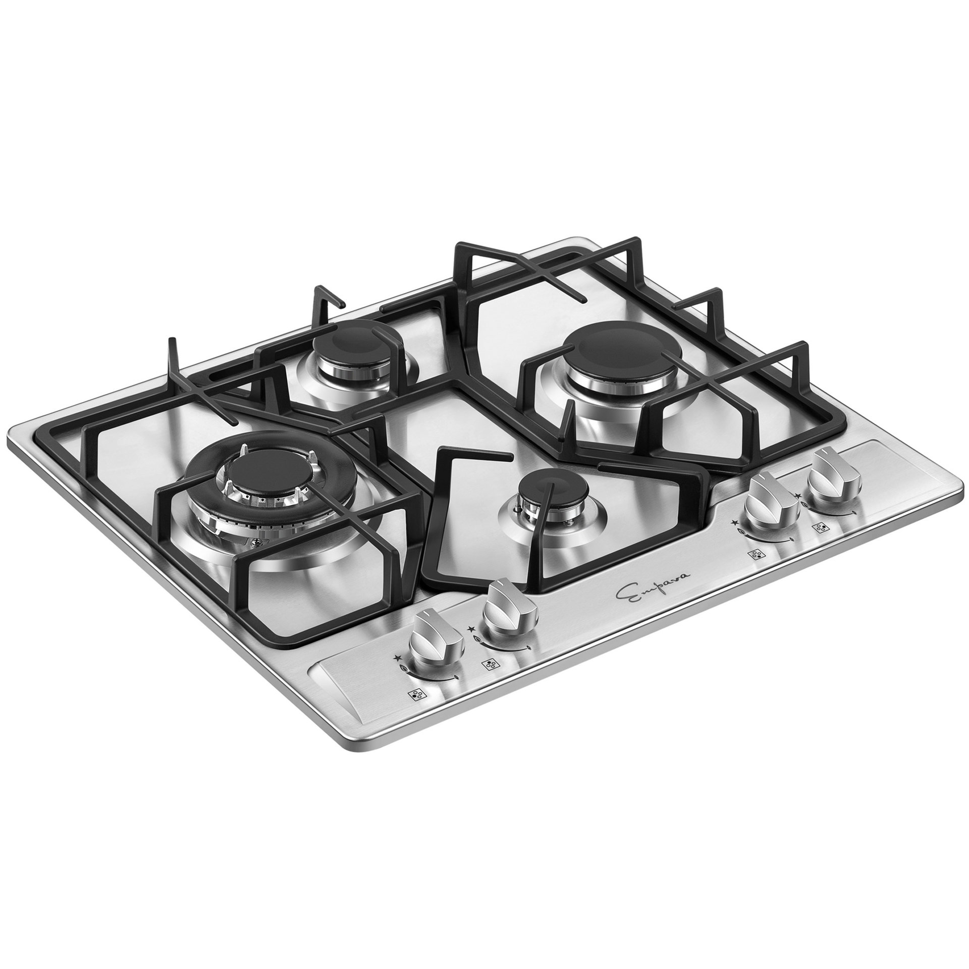 electric stove with gas burners