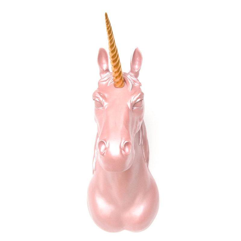 Harriet Bee Large Unicorn Head Wall Decor Wayfair