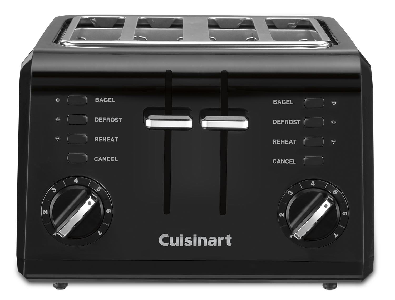 cuisinart 4 slice compact stainless toaster