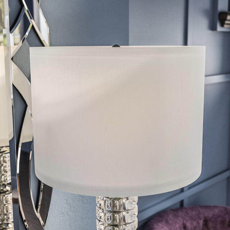 Willa Arlo Interiors 11 H X 16 W Cotton Drum Lamp Shade Spider In Off White Reviews Wayfair