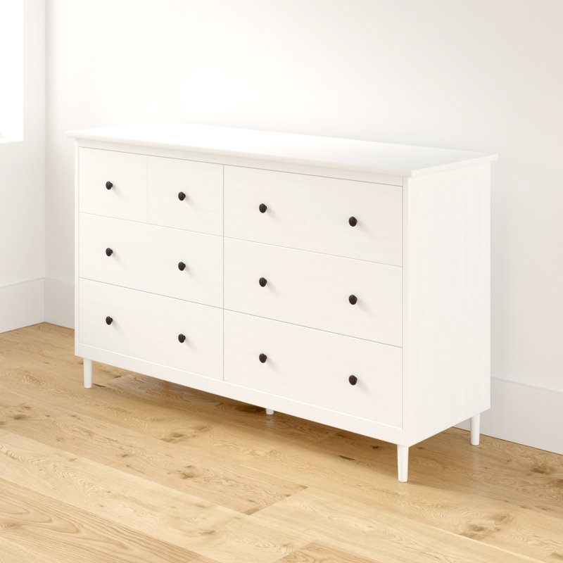 Mercury Row Lach 6 Drawer Double Dresser Reviews Wayfair
