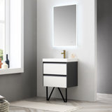 Courtnie Waterproof Ergonomic 24 Single Bathroom Vanity Set with Mirror by Brayden Studio®