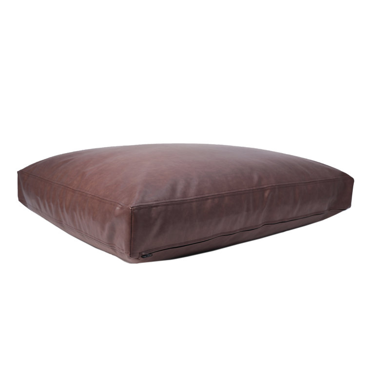 Leather dog cushion clearance