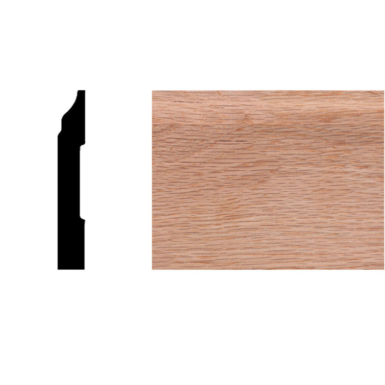 Manor House 1 2 In X 3 1 4 In X 8 Ft Oak Colonial Base Moulding Wayfair