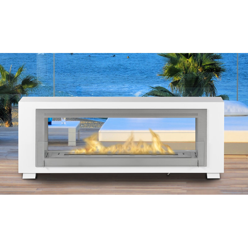 Eco Feu Santa Cruz 2 Sided Bio Ethanol Outdoor Fireplace Wayfair